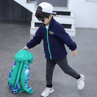Load image into Gallery viewer, Kid Big Kid Boys Letters Camo Jackets Outwears Wholesale 22082981
