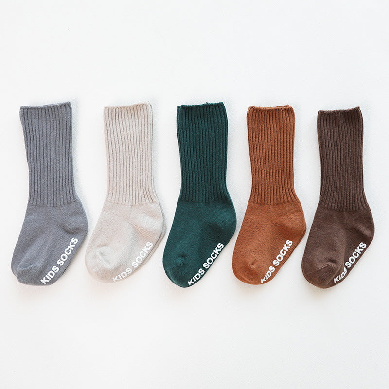 Baby Kid Unisex Solid Color Socks Wholesale 22083108