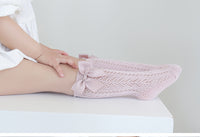 Load image into Gallery viewer, Girls Solid Color Bow Accessories Socks Wholesale 220831111
