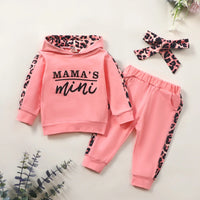 Load image into Gallery viewer, 2 Pieces Set Baby Unisex Letters Leopard Print Tops And Pants Wholesale 220831137
