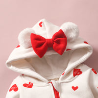 Load image into Gallery viewer, Baby Unisex Love heart Cartoon Bow Jumpsuits Wholesale 220831143
