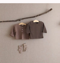 Load image into Gallery viewer, Baby Unisex Solid Color Tops Wholesale 220831152
