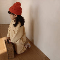 Load image into Gallery viewer, 2 Pieces Set Baby Kid Unisex Solid Color Hoodies Swearshirts And Pants Wholesale 220831166
