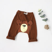 Load image into Gallery viewer, Baby Unisex Cartoon Muslin&amp;Ribbed Print Pants Wholesale 220831172
