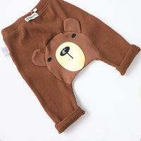 Load image into Gallery viewer, Baby Unisex Cartoon Muslin&amp;Ribbed Print Pants Wholesale 220831172
