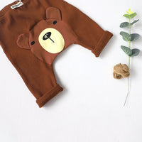 Load image into Gallery viewer, Baby Unisex Cartoon Muslin&amp;Ribbed Print Pants Wholesale 220831172
