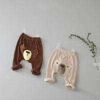 Load image into Gallery viewer, Baby Unisex Cartoon Muslin&amp;Ribbed Print Pants Wholesale 220831172
