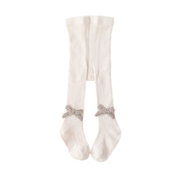 Load image into Gallery viewer, Baby Kid Girls Bow Muslin&amp;Ribbed Accessories Socks Wholesale 220831176
