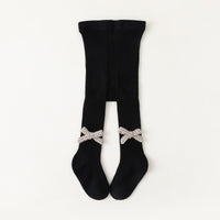 Load image into Gallery viewer, Baby Kid Girls Bow Muslin&amp;Ribbed Accessories Socks Wholesale 220831176
