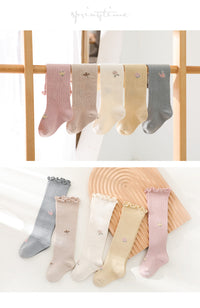 Load image into Gallery viewer, Girls Flower Print Accessories Socks Wholesale 220831178
