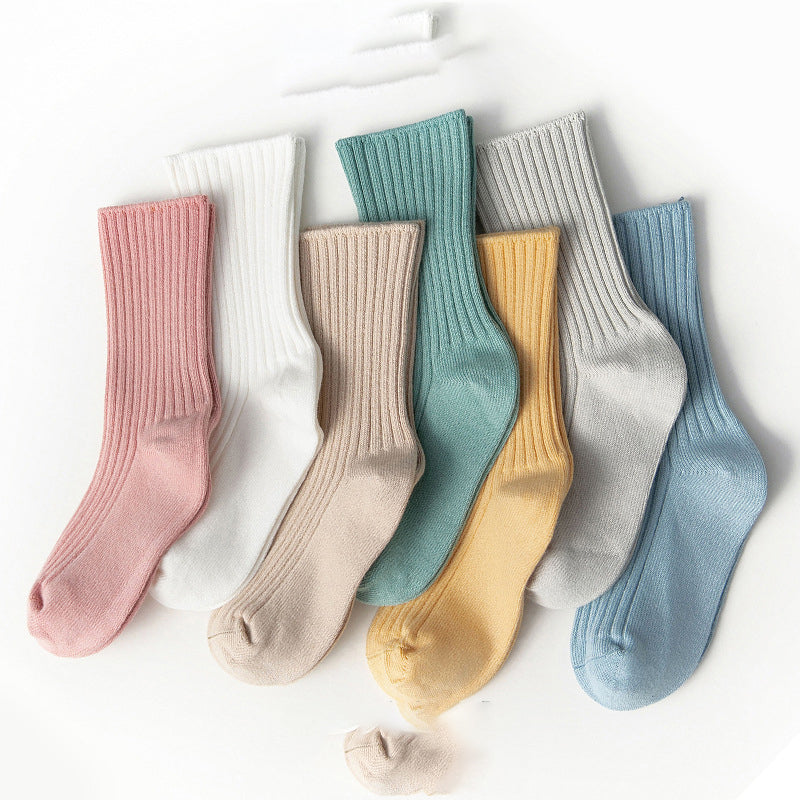 Baby Kid Unisex Solid Color Accessories Socks Wholesale 220831180