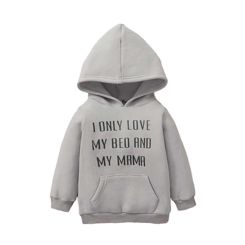 Baby Kid Unisex Letters Hoodies Swearshirts Wholesale 220831185