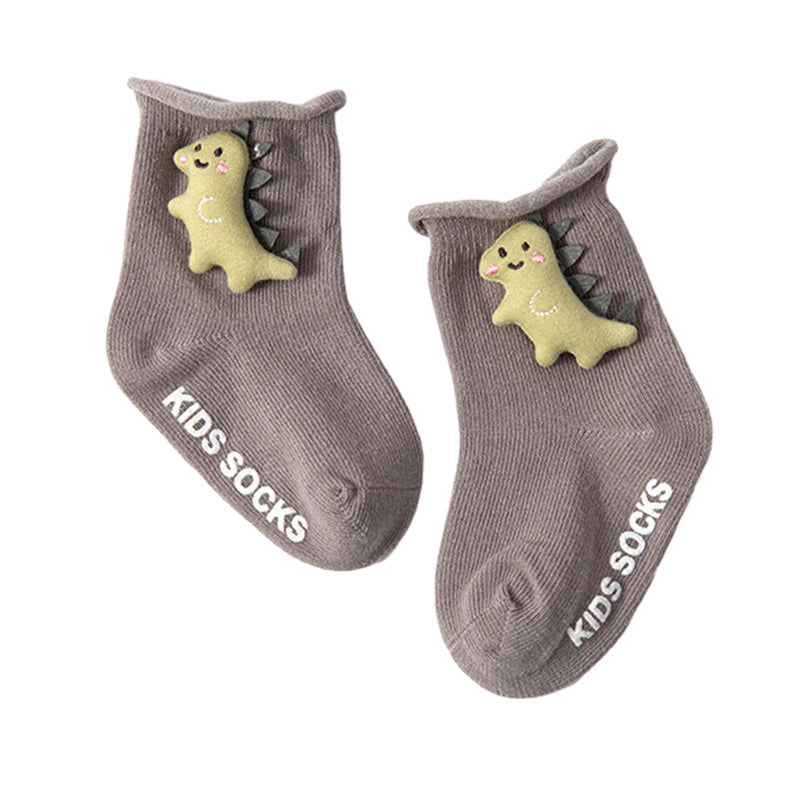 Baby Kid Unisex Letters Dinosaur Cartoon Expression Accessories Socks Wholesale 220831221