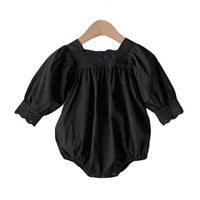Load image into Gallery viewer, Baby Unisex Solid Color Lace Rompers Wholesale 220831270
