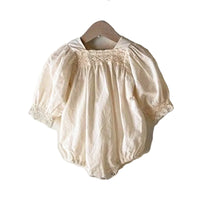 Load image into Gallery viewer, Baby Unisex Solid Color Lace Rompers Wholesale 220831270
