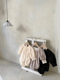 Load image into Gallery viewer, Baby Unisex Solid Color Lace Rompers Wholesale 220831270
