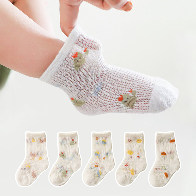 Baby Kid Unisex Cartoon Print Accessories Socks Wholesale 220831317