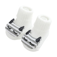 Load image into Gallery viewer, Unisex Animals Cartoon Muslin&amp;Ribbed Accessories Socks Wholesale 22083140
