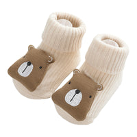 Load image into Gallery viewer, Unisex Animals Cartoon Muslin&amp;Ribbed Accessories Socks Wholesale 22083140
