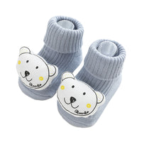 Load image into Gallery viewer, Unisex Animals Cartoon Muslin&amp;Ribbed Accessories Socks Wholesale 22083140
