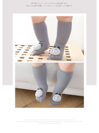 Load image into Gallery viewer, Unisex Animals Cartoon Muslin&amp;Ribbed Accessories Socks Wholesale 22083140
