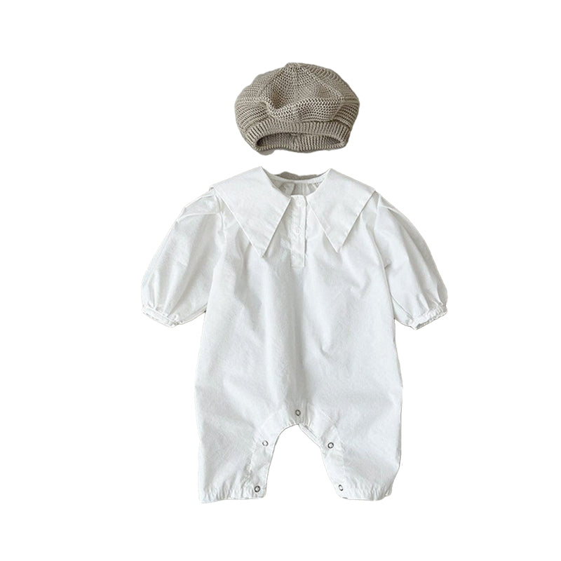 Baby Unisex Solid Color Jumpsuits Wholesale 220831404