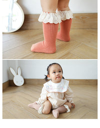 Load image into Gallery viewer, Girls Letters Embroidered Accessories Socks Wholesale 22083141
