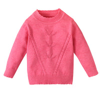 Load image into Gallery viewer, Baby Kid Girls Solid Color Crochet Sweaters Knitwear Wholesale 220831410
