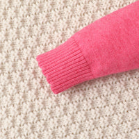 Load image into Gallery viewer, Baby Kid Girls Solid Color Crochet Sweaters Knitwear Wholesale 220831410
