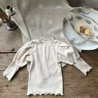 Load image into Gallery viewer, Baby Girls Solid Color Flower Print Tops Wholesale 220831429
