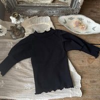 Load image into Gallery viewer, Baby Girls Solid Color Flower Print Tops Wholesale 220831429
