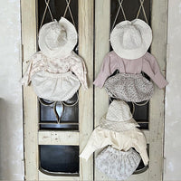 Load image into Gallery viewer, Baby Girls Solid Color Flower Print Tops Wholesale 220831429
