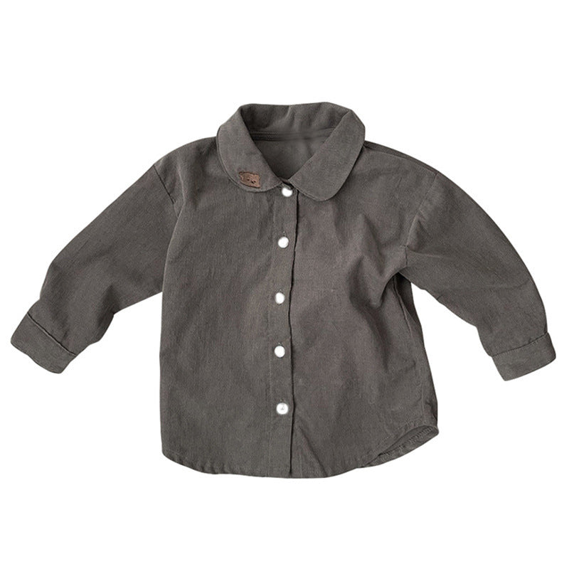 Baby Kid Unisex Solid Color Shirts Wholesale 220831436