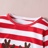 Load image into Gallery viewer, Baby Kid Girls Striped Animals Christmas Dresses Wholesale 220831447
