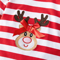 Load image into Gallery viewer, Baby Kid Girls Striped Animals Christmas Dresses Wholesale 220831447
