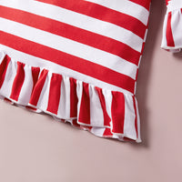 Load image into Gallery viewer, Baby Kid Girls Striped Animals Christmas Dresses Wholesale 220831447
