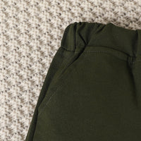 Load image into Gallery viewer, 2 Pieces Set Baby Boys Dinosaur Bow Print Rompers And Solid Color Pants Wholesale 220831455
