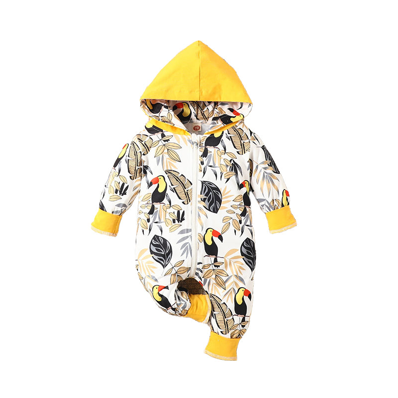 Baby Unisex Color-blocking Animals Plant Print Jumpsuits Wholesale 220831457