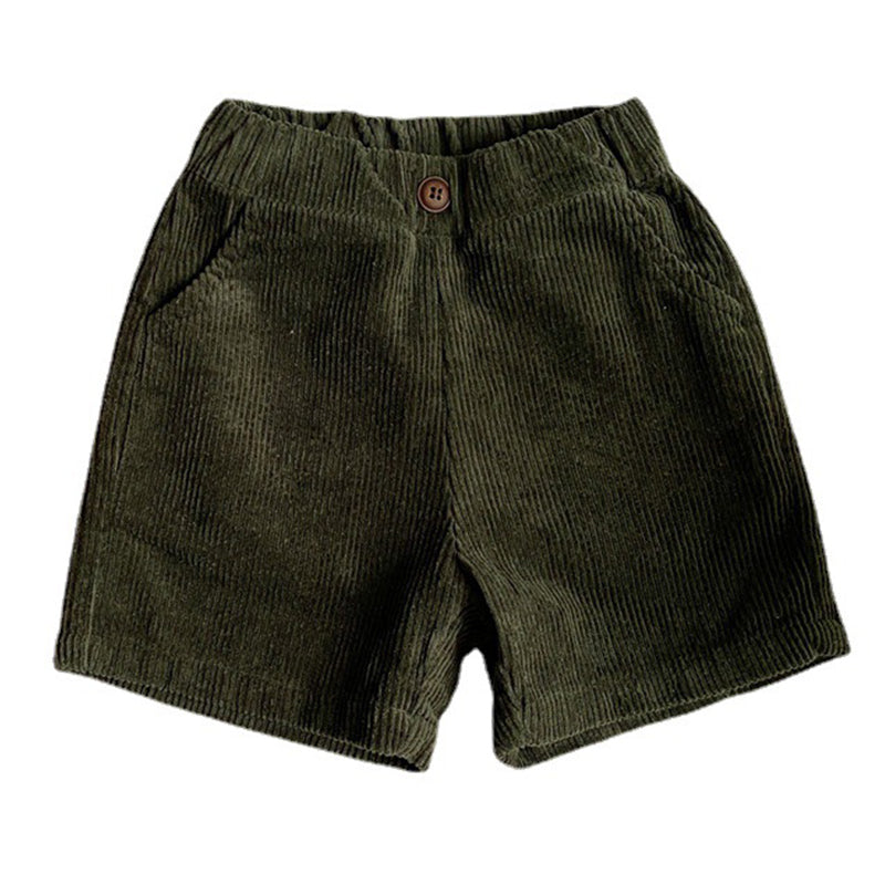 Baby Kid Unisex Solid Color Shorts Wholesale 220831464