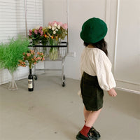 Load image into Gallery viewer, Baby Kid Girls Solid Color Flower Embroidered Tops Wholesale 220831465
