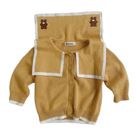 Load image into Gallery viewer, Baby Girls Cartoon Crochet Cardigan Wholesale 220831473
