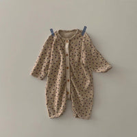 Load image into Gallery viewer, Baby Girls Flower Print Jumpsuits Wholesale 220831480
