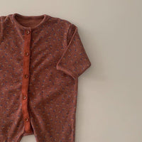 Load image into Gallery viewer, Baby Girls Flower Print Jumpsuits Wholesale 220831480
