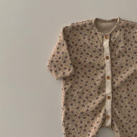 Load image into Gallery viewer, Baby Girls Flower Print Jumpsuits Wholesale 220831480
