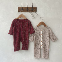 Load image into Gallery viewer, Baby Girls Flower Print Jumpsuits Wholesale 220831480

