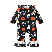 Load image into Gallery viewer, Baby Unisex Animals Cartoon Print Halloween Jumpsuits Wholesale 220831488
