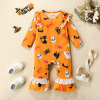 Load image into Gallery viewer, Baby Unisex Animals Cartoon Print Halloween Jumpsuits Wholesale 220831488
