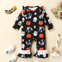 Load image into Gallery viewer, Baby Unisex Animals Cartoon Print Halloween Jumpsuits Wholesale 220831488
