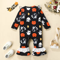 Load image into Gallery viewer, Baby Unisex Animals Cartoon Print Halloween Jumpsuits Wholesale 220831488
