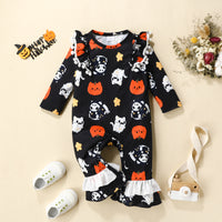 Load image into Gallery viewer, Baby Unisex Animals Cartoon Print Halloween Jumpsuits Wholesale 220831488
